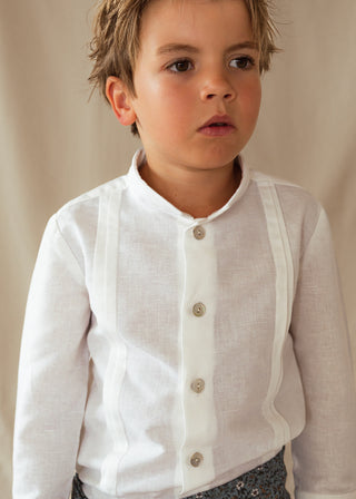 Camisa lino blanco