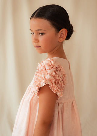 Vestido Ofrenda rosa