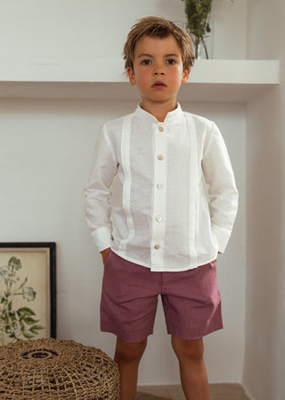 Camisa lino blanco