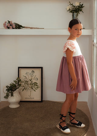 Vestido Ofrenda malva