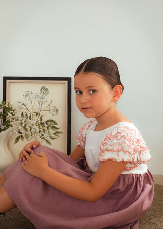 Vestido Ofrenda malva