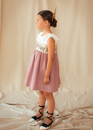 Vestido Fallera malva