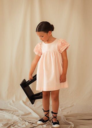 Vestido Ofrenda rosa