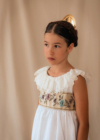 Vestido Fallera blanco