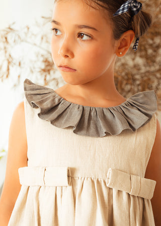 Vestido Mascletá tierra