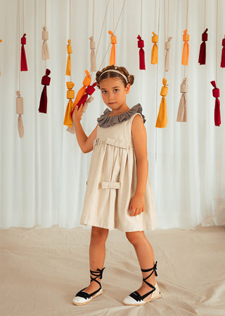 Vestido Mascletá tierra