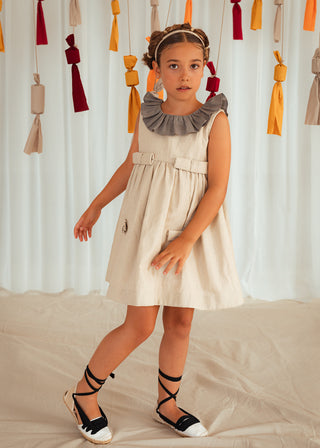 Vestido Mascletá tierra