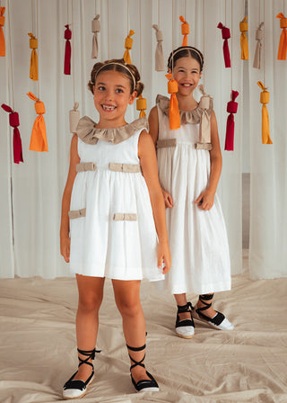 Vestido Mascletá blanco