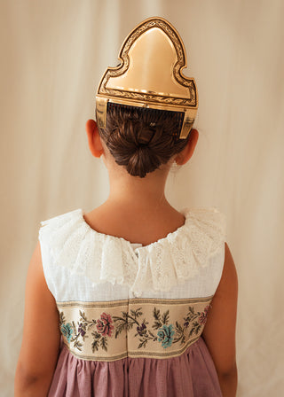 Vestido Fallera malva