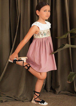 Vestido Fallera malva