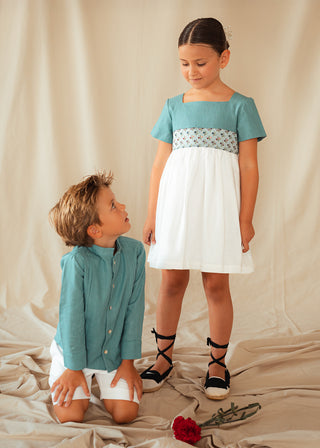 Vestido Huerta Turquesa