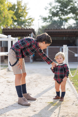 Harrods Tartan Romper PRE-ORDER