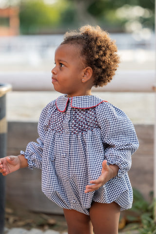 Piccadilly Circus Smock Romper ON REQUEST