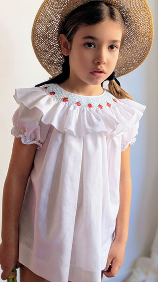 Strawberry Cake Honeycomb Dress