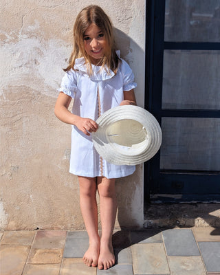 White Crete Dress