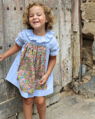 Vestido Rayas Marinero Liberty Poppy