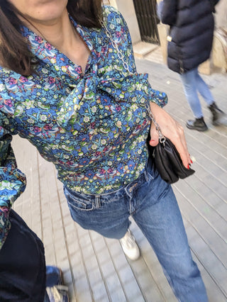 Liberty Blue Bird Blouse