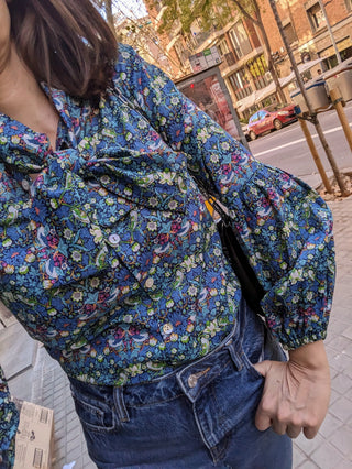 Liberty Blue Bird Blouse