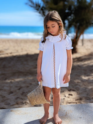 White Crete Dress