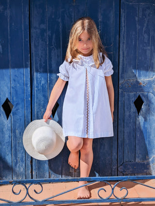 White Crete Dress